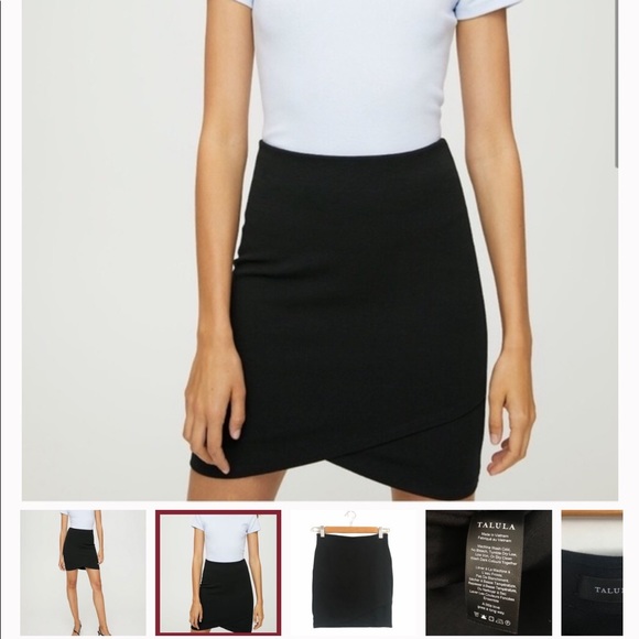 Talula Primrose Aritiza black mini skirt size small - Picture 5 of 5